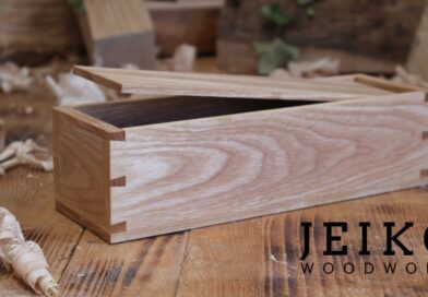 Making A Dovetail Box From Firewood Using Hand Tools