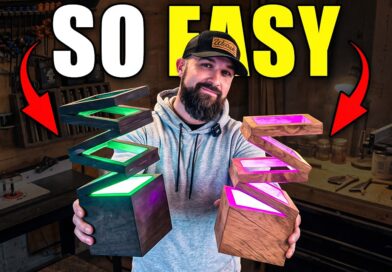 These $10 DIY Lamps Will Blow Your Mind! Woodworking projects that sell!