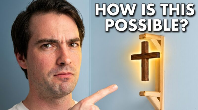 DIY Floating Cross ! You have to try this!