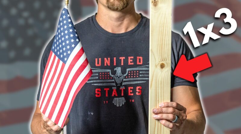 3 DIY Fourth Of July Builds In Under 3 Hours Using Only Wood From Lowes