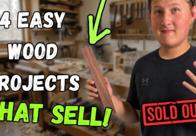 4 INCREDIBLY High Profit Woodworking Projects!