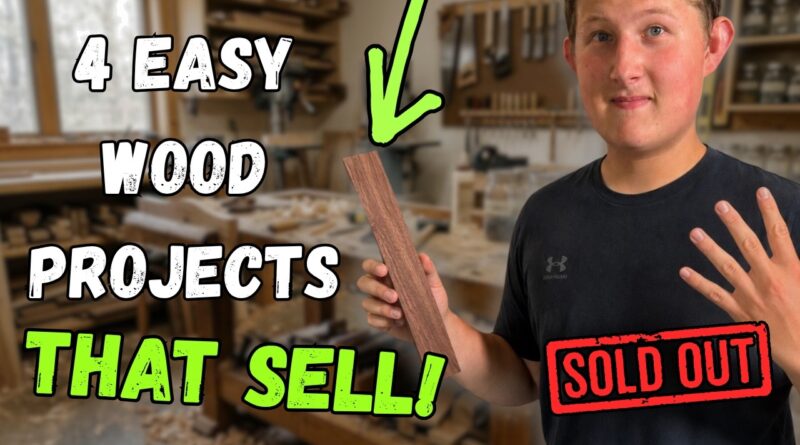 4 INCREDIBLY High Profit Woodworking Projects!