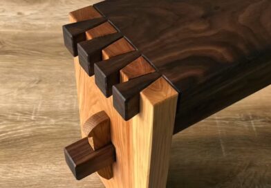 Hand tool woodworking – Small bench with traditional joinery