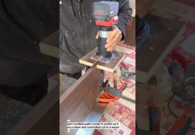 This Cordless Wood Router Makes Perfect Cuts! ???? Amazing Tool for Woodworking & DIY