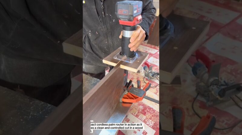 This Cordless Wood Router Makes Perfect Cuts! ???? Amazing Tool for Woodworking & DIY