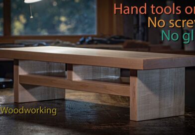 No Glue, No Screws, No Sandpaper… Only Hand Tools.