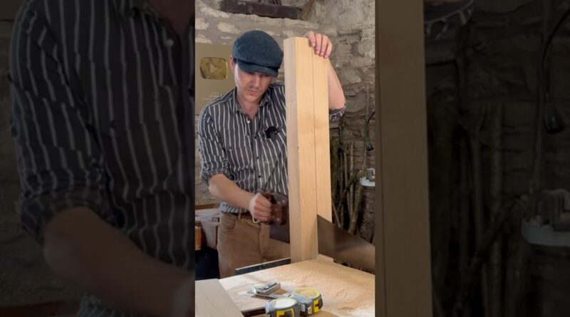 Making an Oak Table from Scratch with Handtools #ireland #table #woodworking #table #oak #handmade