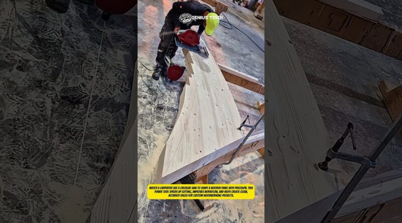 This Saw Cuts Perfectly! #Woodworking #Satisfying